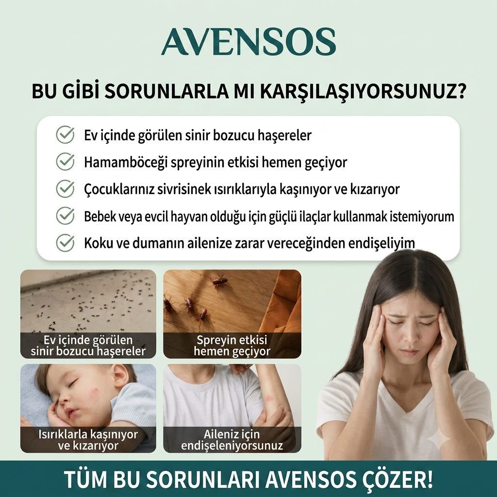 Avensos Ultrasonik Böcek Kovucu