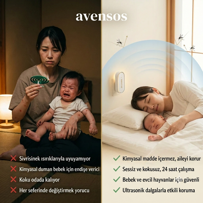 Avensos Ultrasonik Böcek Kovucu